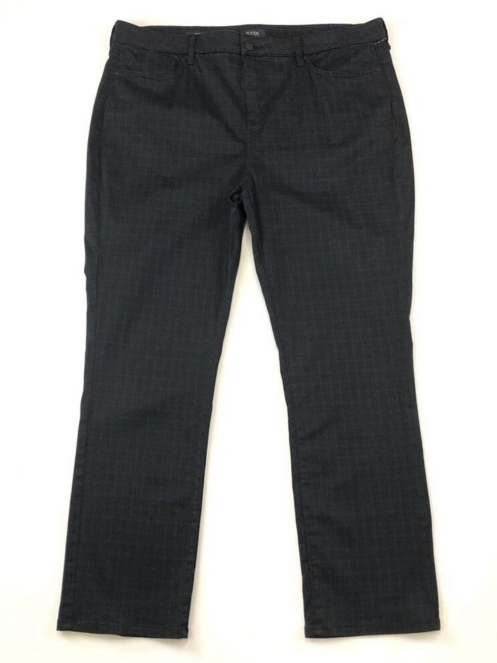NYDJ Sheri Slim check womens pants Size 18 Liftux Workwear Capsule Wardrobe